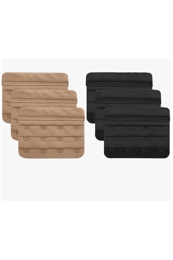 Bra Extender ~ 4 Hook ~ 6 Pack