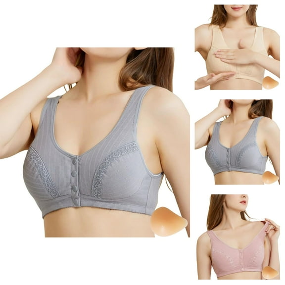 Bra For Post Use Prosthetic Bra For Recovery Silicone Front Closure Underwear For Women's Comfort And Support Best Bras