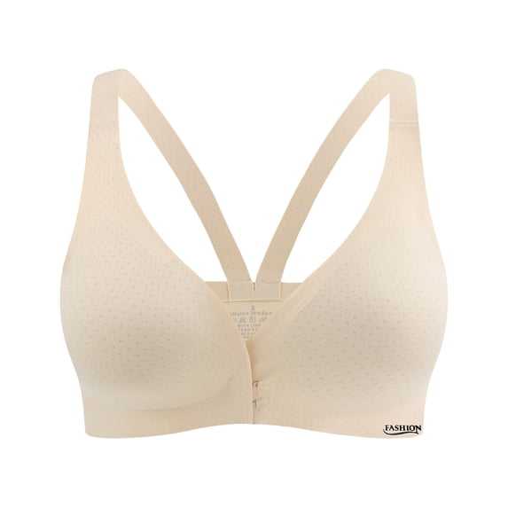 Bra Front Button Closure Straps Adjustable Bralette Seamless bras