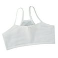 thumbnail image 1 of Bra for Girls 8-11 Wireless Bra Sport Bra for Girls Sport Bra for Girls 14 with Padding Scalloped Bra Wireless Bras Breathable Bralette Comfy Bra #White One Size, 1 of 5