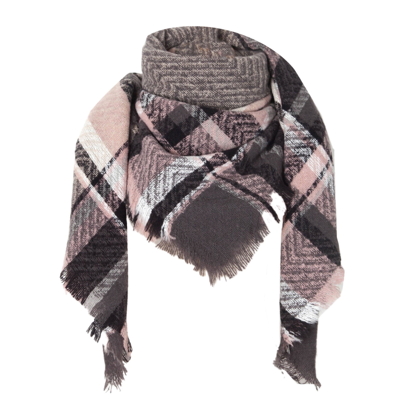Bra IntimatesWomen Fall Winter Scarf Classic Tassel Plaid Scarf Warm