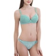 thumbnail image 1 of Bra and Knickers Sets Women Full Coverage Bra Set Ladies Underwear Sets Matching Bra and Knicker Sets Soft Cup Bra Set Bikini Nightwear Pyjamas Party Casual Bra Panty Set Non-wired Bra Set, 1 of 6