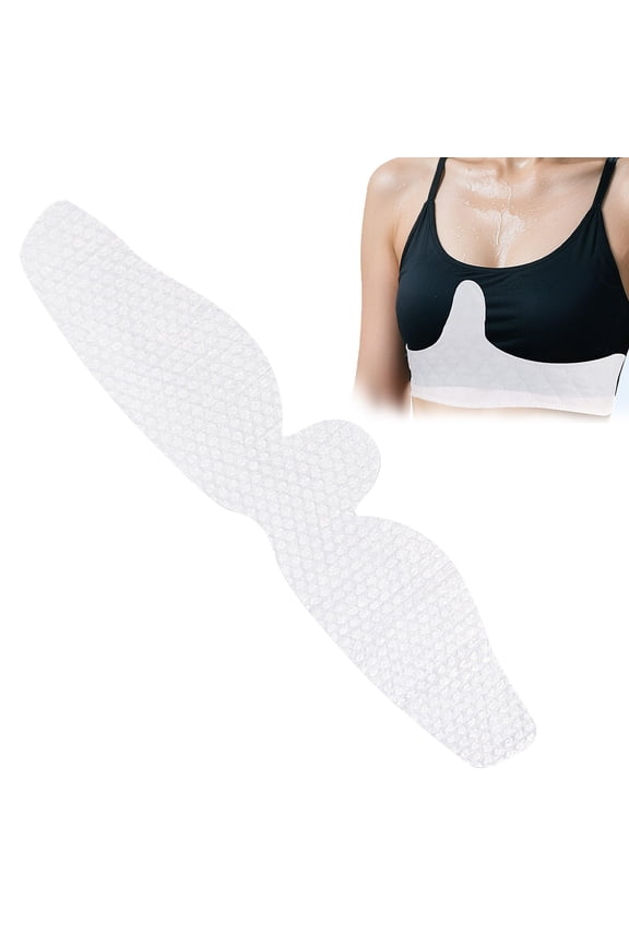 Bra Liners for Sweat,Reusable Cotton Bra Liners Under Bra Liners To Sweat Under Sweat Absorber Pads Sweat Pads Washable Rectangle Cotton Under Breasts Pads for Women Sweating Supplies 18.8"*3.4"