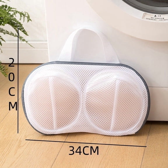 Bra Mesh Laundry Bag for Washing Machine - Anti-Deformation Cup Shape Protector, Fine Mesh Breathable Polyester Lingerie Wash Bag for Bras,Socks, Scarves