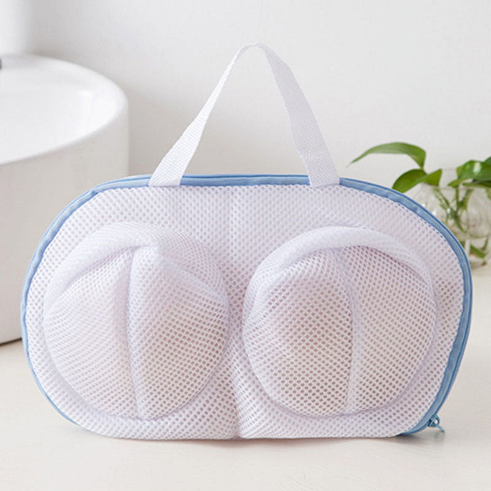 Bra Mesh Laundry Bags Anti-Deformation Lingerie Washing Bag with Handle for Drying  Zipper Closure for Washing Machine New 