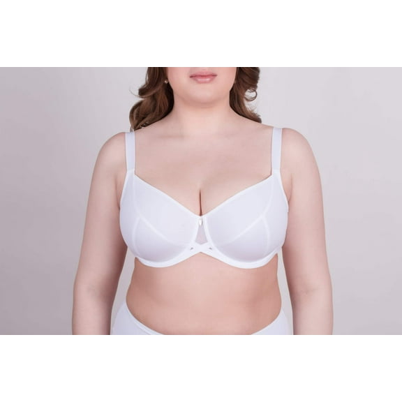 Bra Milavitsa 105910 - Underwired, Triple Segment, Fixed Straps