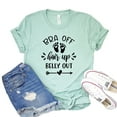 thumbnail image 1 of Bra Off Hair Up T-shirt Belly Out Shirt Women's Maternity Tshirt Baby Announcement Tee Pregnant Af Shirts Preggers Gift, 1 of 3