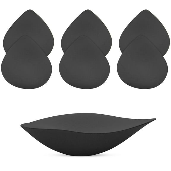 Bra Pads Inserts, Bra Cups Inserts, Removable Breathable Push up Bra Inserts for Sports Bra, Black