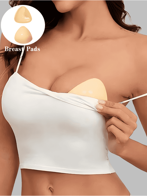 Bra Pads Inserts, Latex Bras Inserts Removable for Women's Sports Cups Bra or Swimsuit Insert