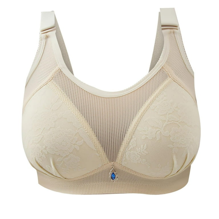 Breast Feeding Bras for Women Woman's Solid Color Comfortable Hollow Out  Perspective Bra Underwear No Rims Plus Size Sports Bras for Women High  Impact Sports Bra 