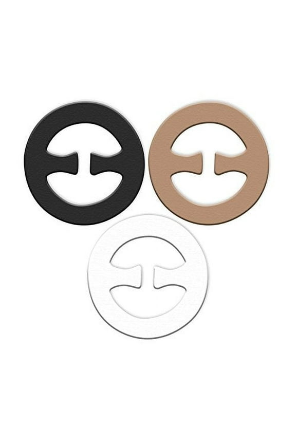 Bra Strap Clips-Conceal Straps-Cleavage Control (3 Pack - One Size)