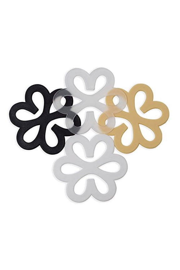 Bra Strap Clips - Racer Back - Conceal Straps - Cleavage Control (Black, Beige, White, Clear)