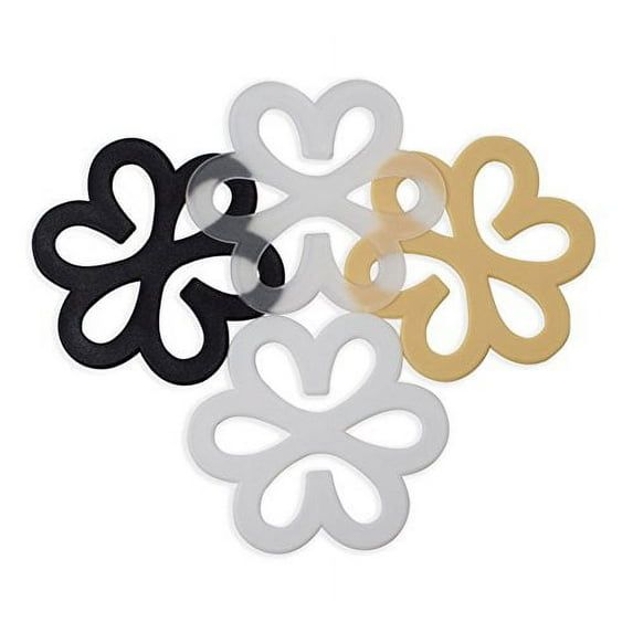 Bra Strap Clips - Racer Back - Conceal Straps - Cleavage Control (Black, Beige, White, Clear)