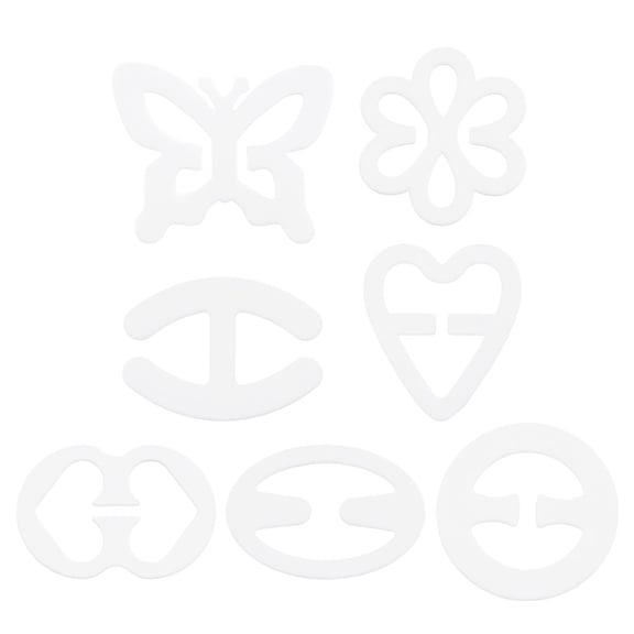 Bra Strap Holder Clips for Women, 7Pcs Racerback Cleavage Control Clips, Anti-Slip Adjustable Bra Strap Converters