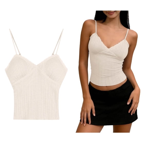 Bra Tank Tops for Women Sleeveless Spaghetti Strap Tank Tops with Built in Pads Fitted Sports Bras Women Bras