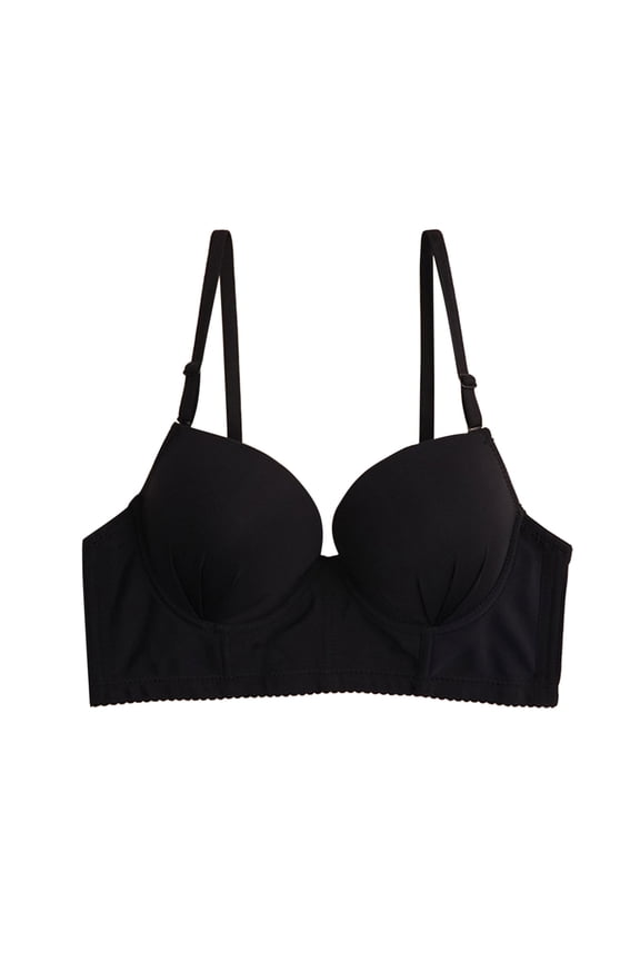 Bra Underwire Push Up Modern Demi Lightly Padded With Convertible Straps