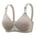 thumbnail image 1 of Bra Women Comfort Bra Everyday Bra Bras for Women No Underwire Woman Color Comfortable Hollow Out Perspective Bra Underwear No Rims, 1 of 2