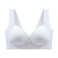 thumbnail image 1 of Bra and Panty Set Women Full-Coverage Bra Feature V-Neck Push-up Bra Style W-1688 White M, 1 of 4