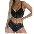 thumbnail image 1 of Bra and Panty Sets for Women Seamless Bralettes Lingerie Sexy Sets Comfortable Sports V Neck Bras Panty Thongs Sets, 1 of 6