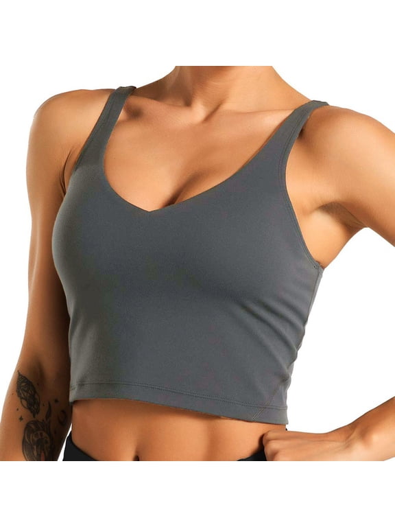 Bra for Everyday Comfort - Wireless Supportive Underwear for Home and T-Shirts All-Season Versatile Design with Size Guidance, XL, Grey