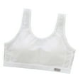 thumbnail image 1 of Bra for Girls Sport 10-12 Bra Camisole Girls Bras Ages 12 Sport Bra Seamless Bras Breathable Bralette Comfy Bra #White 12-15 Years, 1 of 3