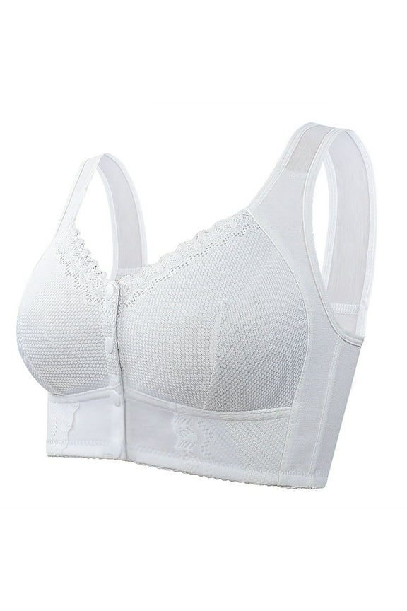 Bra for Women Moona Bra for Senior Front Closure Breathable Bra for Seniors Wirefree Bras for Older Women