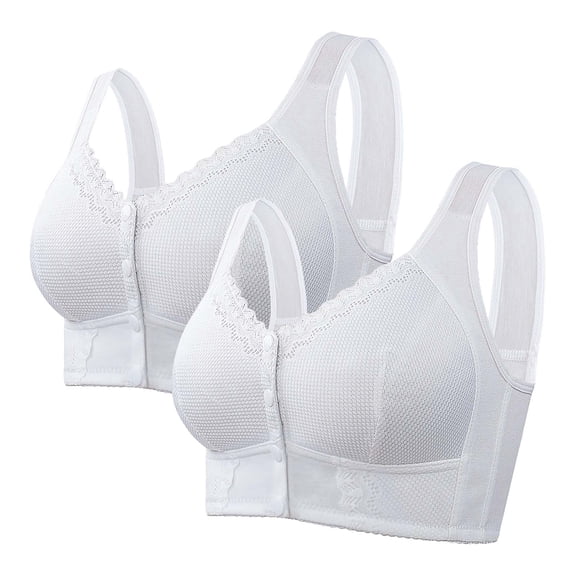 Bra for Women Moona Bra for Senior Front Closure Breathable Bra for Seniors Wirefree Bras for Older Women
