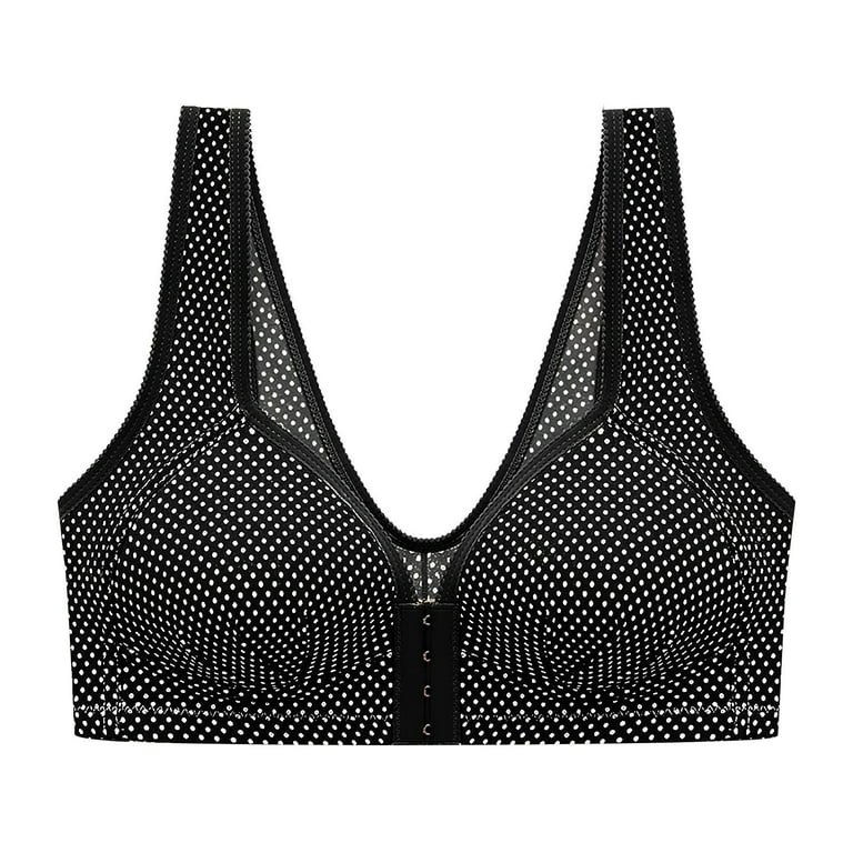 Bra for Women Plus Size Push Up Front Close Breathable Bras