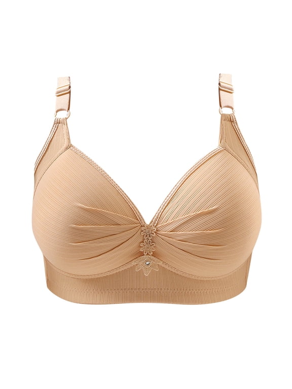 Bra for Women with Sagging Breast Deep Cup Full Back Coverage Comfort Shaper Bra Plus Size Everyday Bras