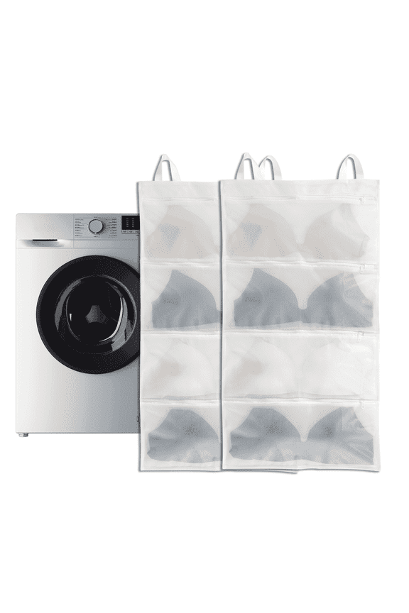 Bra Laundry Bag for Washing Machine, Capable of Cleaning, Drying and Storing 8 Bras at the Same Time(D/E/F)