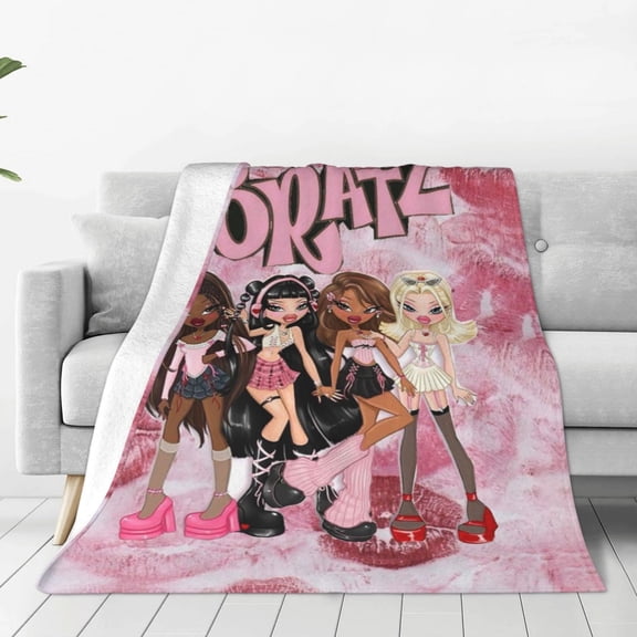Bra-tz Ultra-Soft Micro Fleece Blanket Cozy Blanket Thick Warm Plush Throw Blanket Sofa Cushion