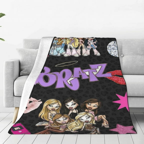 Bra-tz Ultra-Soft Micro Fleece Blanket Cozy Blanket Thick Warm Plush Throw Blanket Sofa Cushion