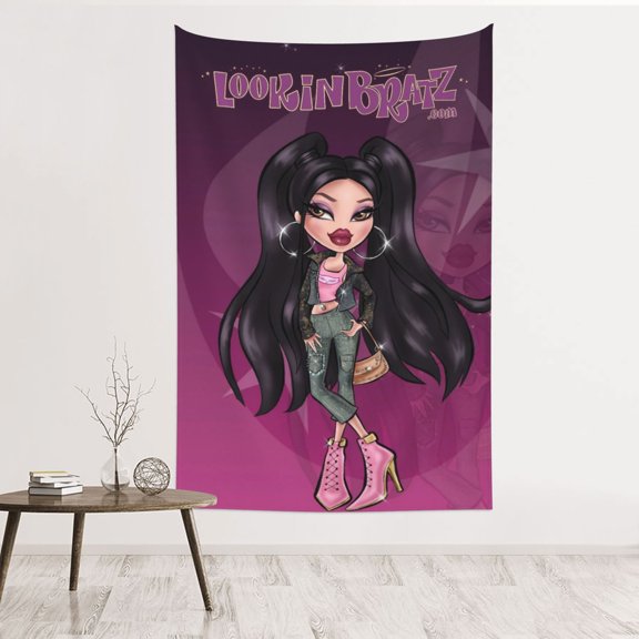 Bra-tz Wall Tapestry Poster for Bedroom Aesthetics Room Decor Flag Wall Hanging Dorm Living Room 60''x 40''