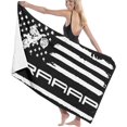 thumbnail image 1 of Braaap Motocross Dirt Bike American Flag Beach Towel Quick Dry Shower Swim Adults Bath Towels Hotel, Gym and Spa Multipurpose Towels 32x52 Inch, 1 of 13