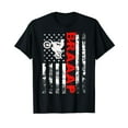 thumbnail image 1 of Braaap Vintage USA American Flag Tee Short Sleeve T-Shirt Black Tee, 1 of 5