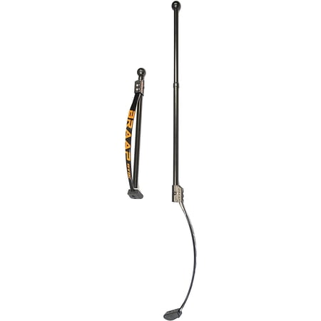 Braapstik Performance Land Paddle - Orange With Medium Spring