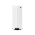 thumbnail image 1 of Brabantia 8 gal / 30 L NewIcon Step Trash Can, White, 1 of 5