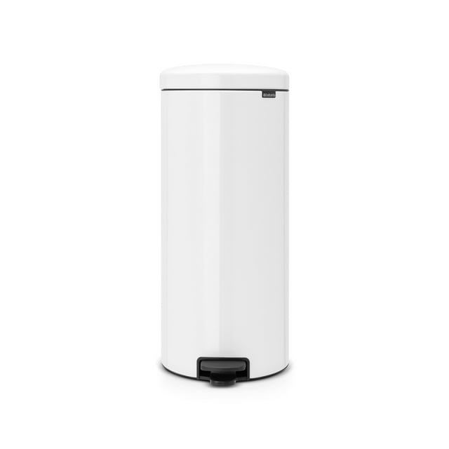 Brabantia 8 gal / 30 L NewIcon Step Trash Can, White