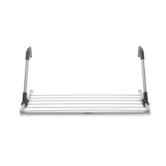 Brabantia Hanging Clothes Drying Rack, 15 Feet, Metallic Gray