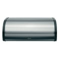Brabantia Roll Top Bread Box, Matt Steel Fingerprint Proof