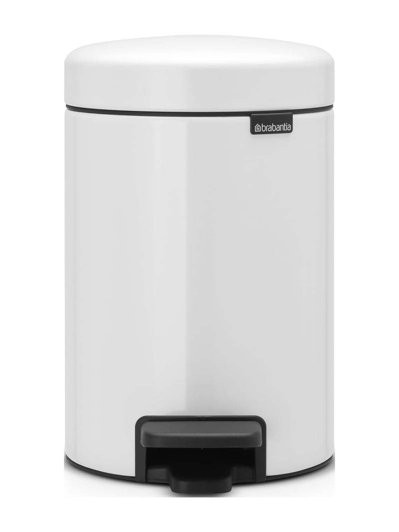 超人気✨️廃盤品 brabantia ステンレススチール ランドリービン ホワイト Brabantia Trash Can Newicon, 0.8 Gallon / 3L White - Walmart.com