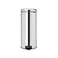 Brabantia Trash Can Newicon, 8 Gallon / 30L Brilliant Steel