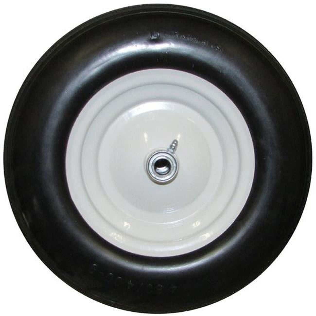 Braber Equipment 143671410 51.450.016 16 x 0.75 in. Shaft Foam Filled Wheelbarrow Tire