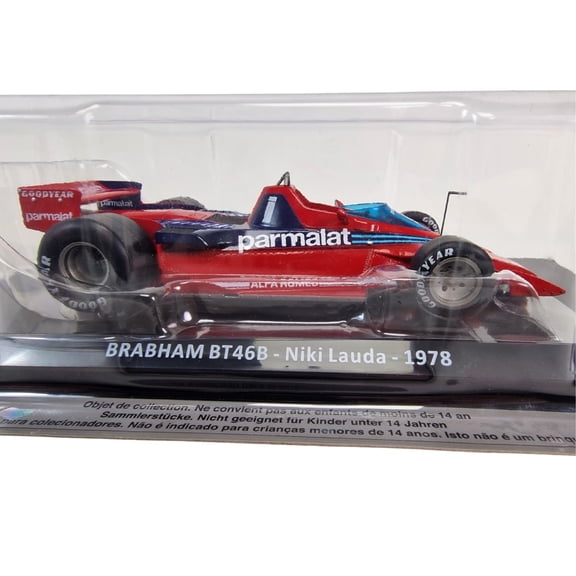 Brabham BT46B Niki Lauda (1978) 1:24 scale in Red/Blue by Ex Mag