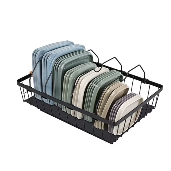 Brabtod Pull‑Out Kitchen Cabinet Organizer, Under‑Sink Slide‑Out Carbon Steel Storage Basket, No‑Drill Adhesive Spice Rack with Smooth Sliding Rails, for Condiments & Cleaning Supplies