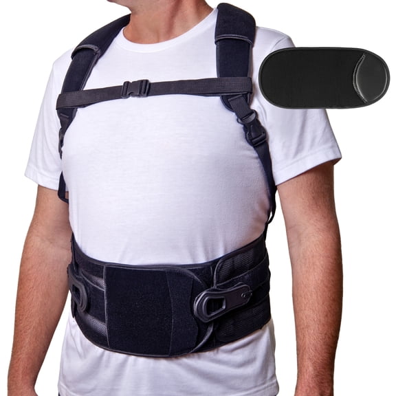 Brace Align ComfortCore TLSO Back Brace - Thoracic Lumbar Support for Kyphosis, Herniated Disc & Spinal Stenosis (PDAC L0456 L0457)