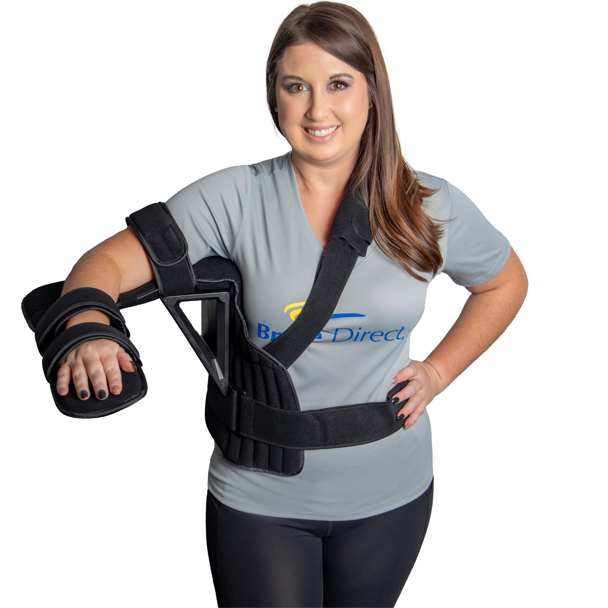 Brace Align Deluxe Shoulder Brace - Professional Rotator Cuff Support & Recovery Brace PDAC L3960