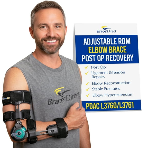 Brace Align Stabilizing ROM Hinged Elbow Brace L3760, L3761 - Post-Op Elbow Support