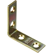 Stanley Hardware 802201 4-ct 1-1/2" Bright Brass Corner Braces