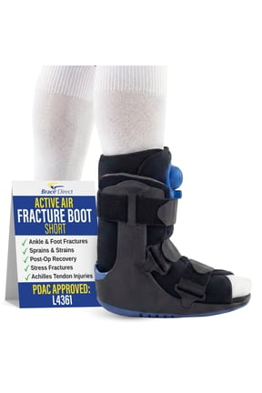 ActivAir Deluxe Short Walking Boot  Pneumatic Air Pump Ankle Immobilization (L4361)